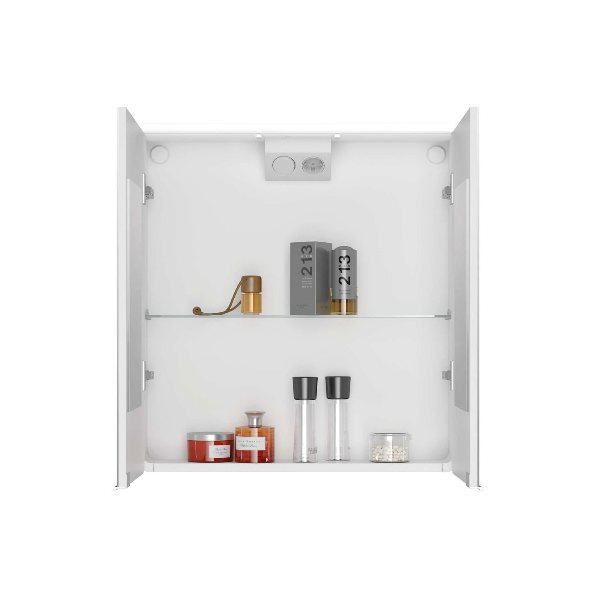 Jokey LED-Spiegelschrank Xanto Line weiß Bild 2