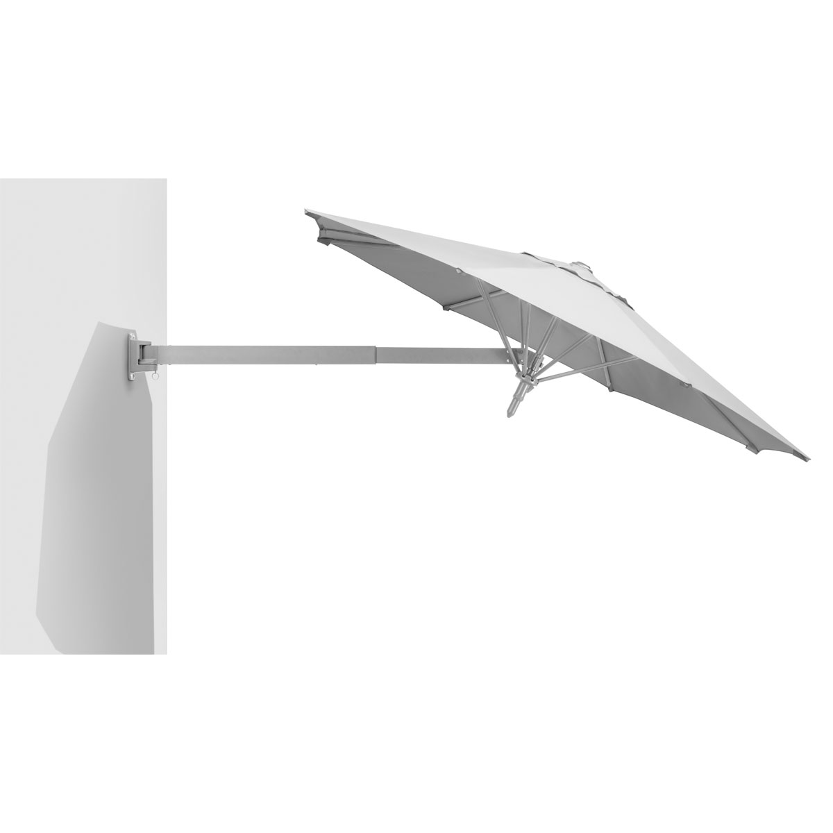 Schneider Schirme Wandschirm Muro silbergrau Durchmesser ca 250 cm Bild 1