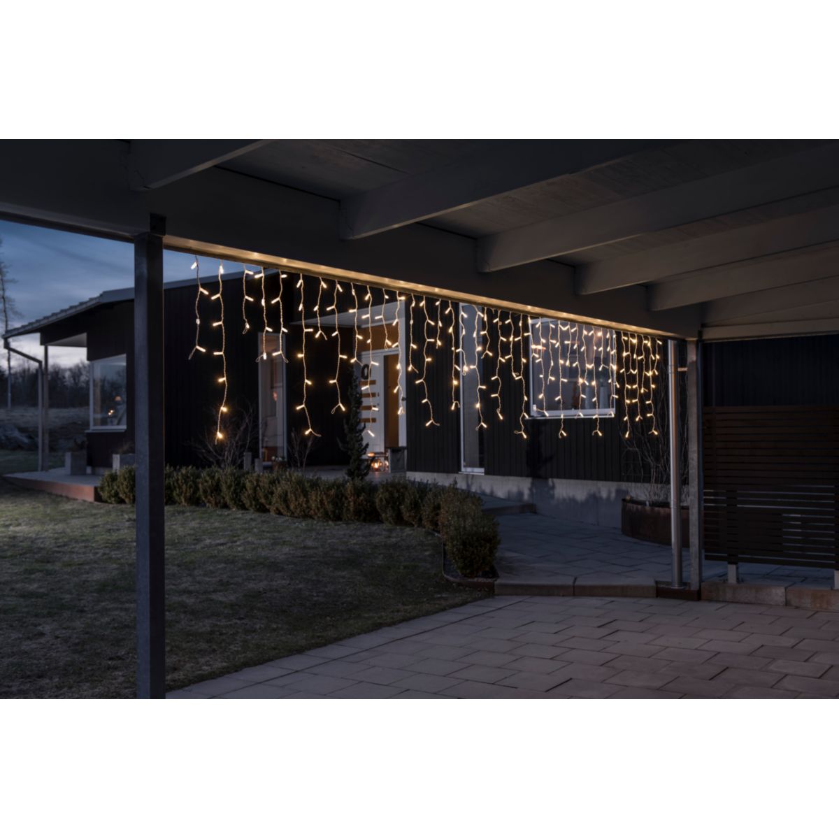 Konstsmide Maxi LED Basis-Sett: Eisregen Lichtervorhang