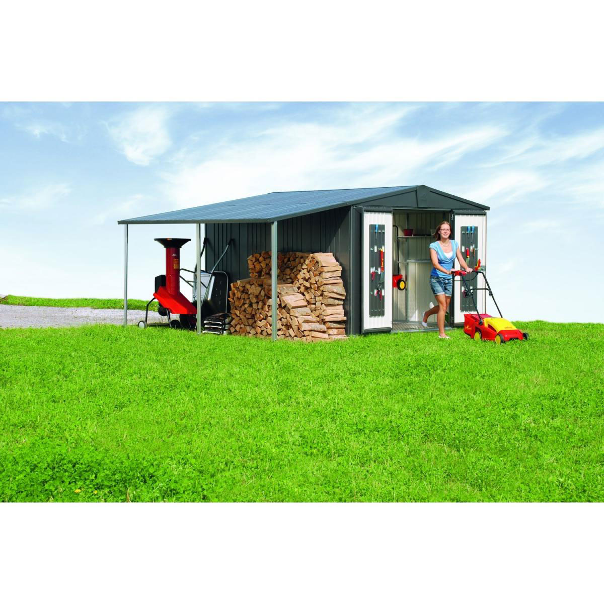 Biohort Seitendach zu Europa Größe 4/5 grün