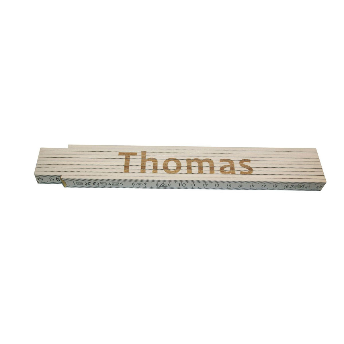 Meterstab Thomas 2m weiß Bild 1