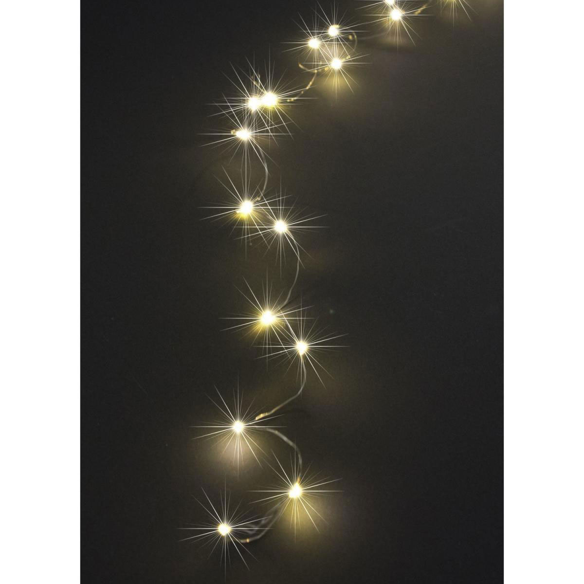 Drahtbeleuchtung 40 LEDs warmweiß Bild 2