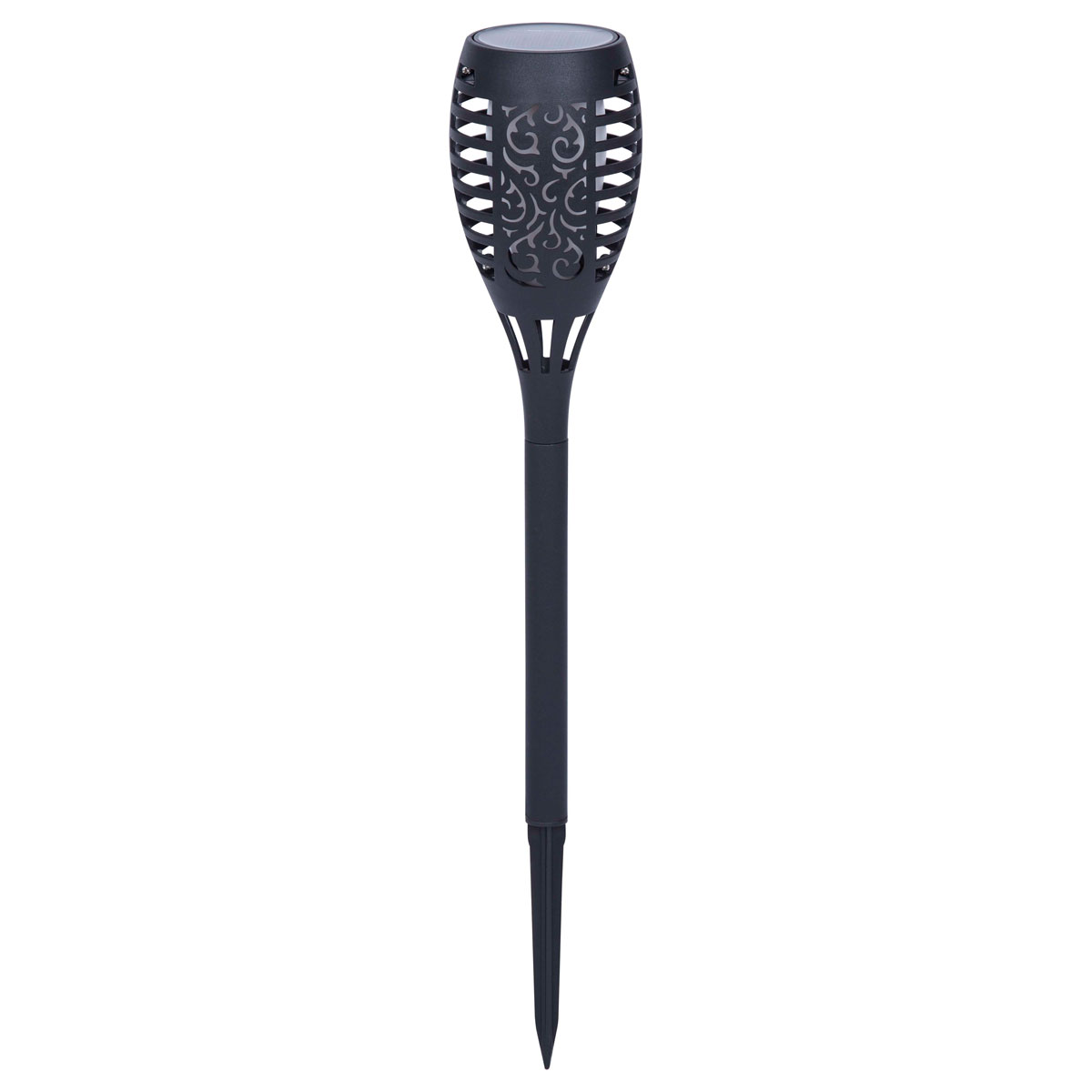 Flector Garten LED-Solarfackel Flame schwarz 5er-Set