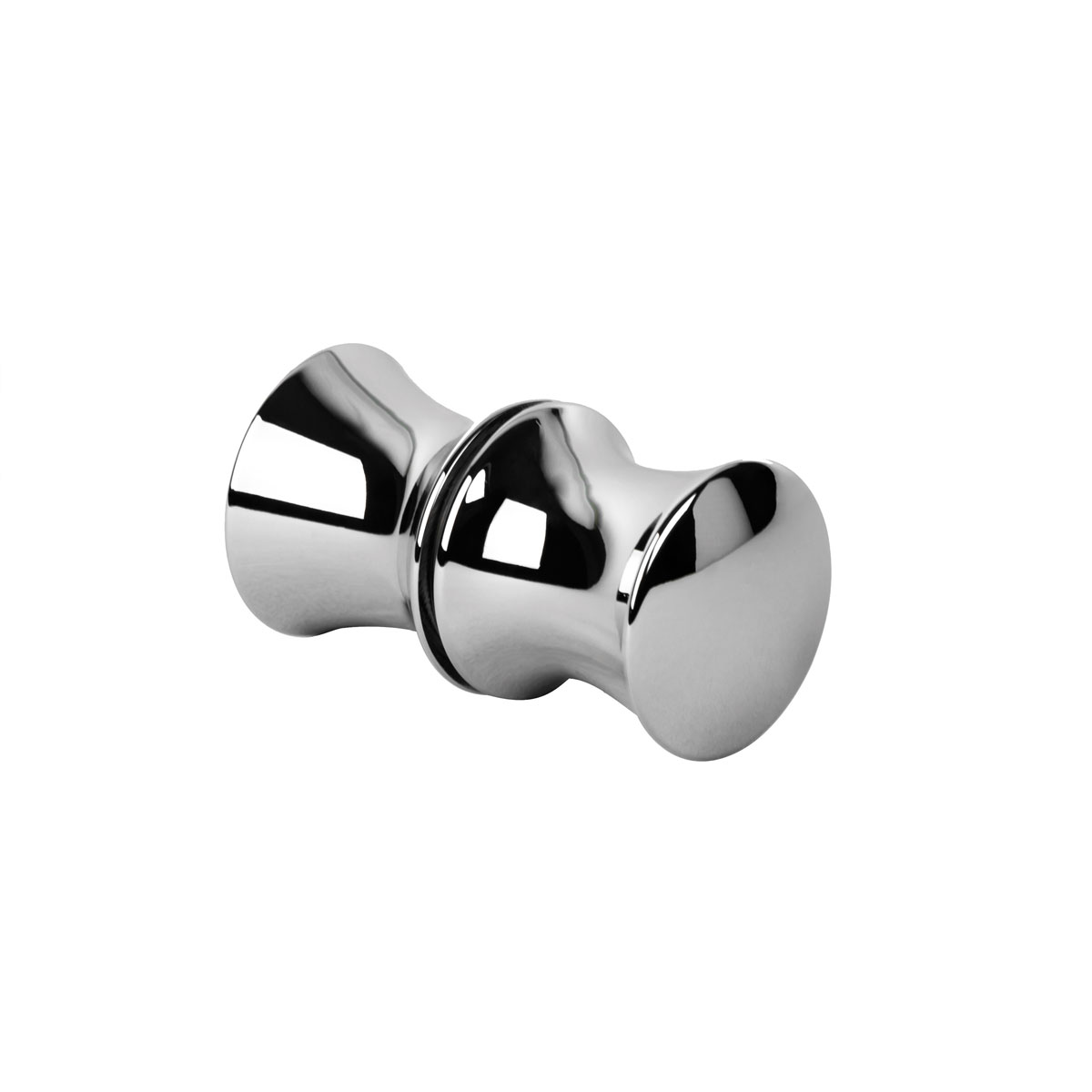 Schulte Knopfgriff rund chrom Bild 1
