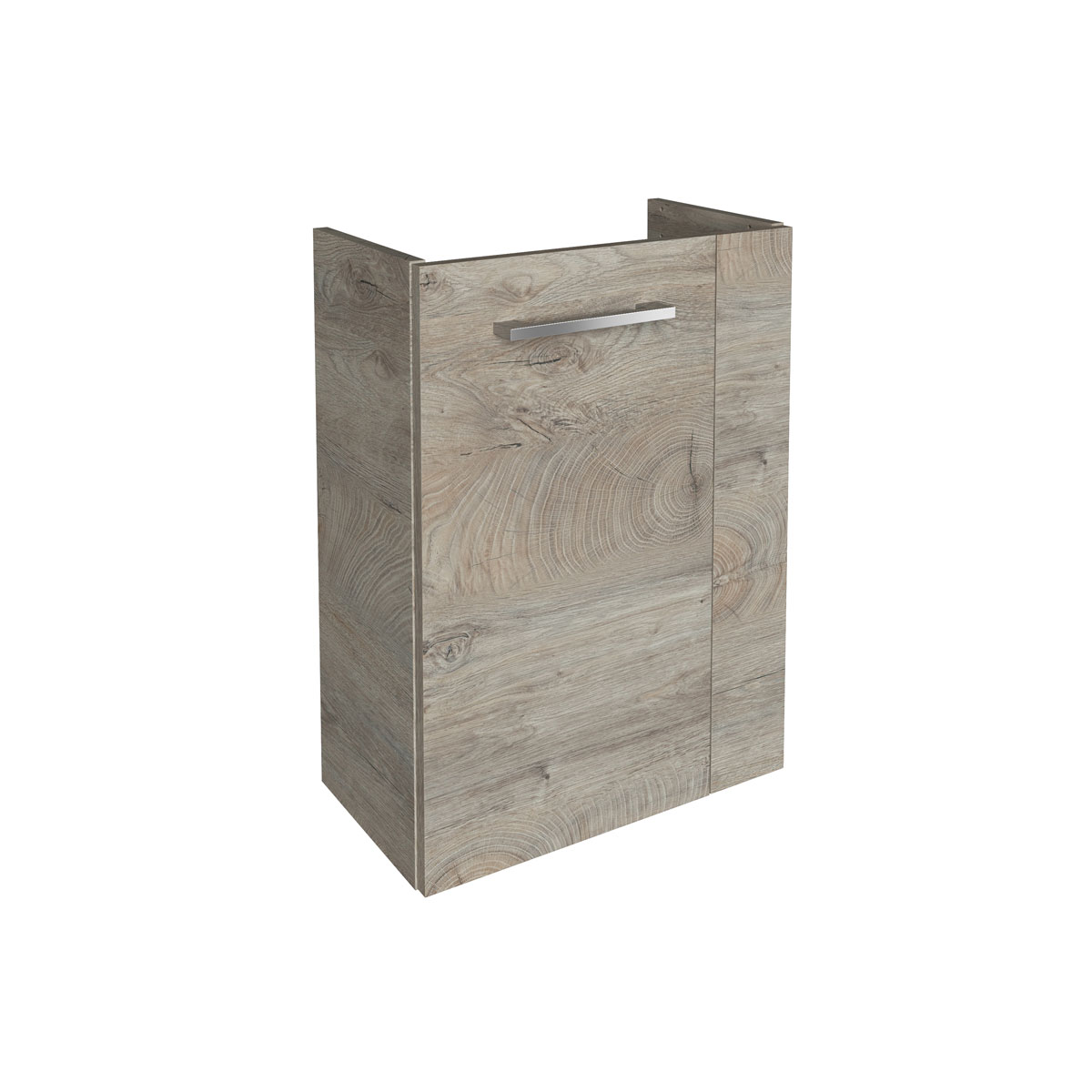 Fackelmann Gäste-WC Waschtischunterschrank links SBC 440 x 600 x 243 mm NatureOak