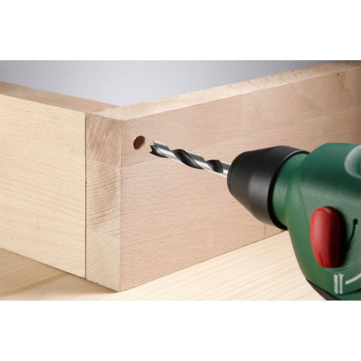 kwb  Holzspiralbohrer mit Sechskantaufnahme 1/4" Durchmesser 4 mm Bild 3