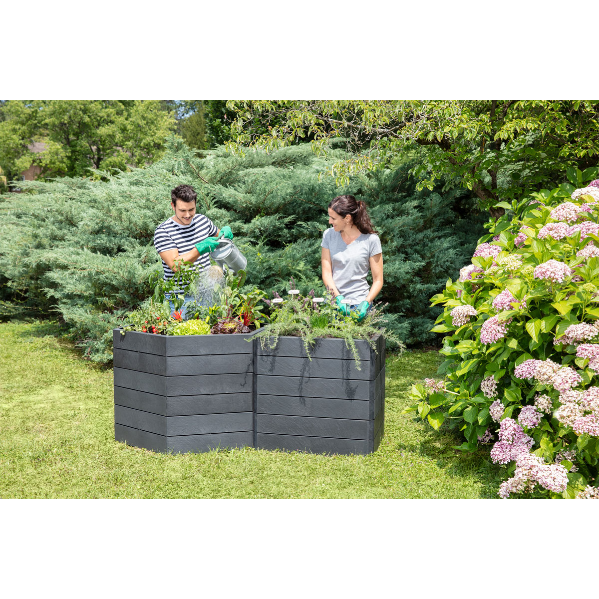 Garantia Hochbeet ERGO VARIO 3 Stone inkl FLORA Bild 8