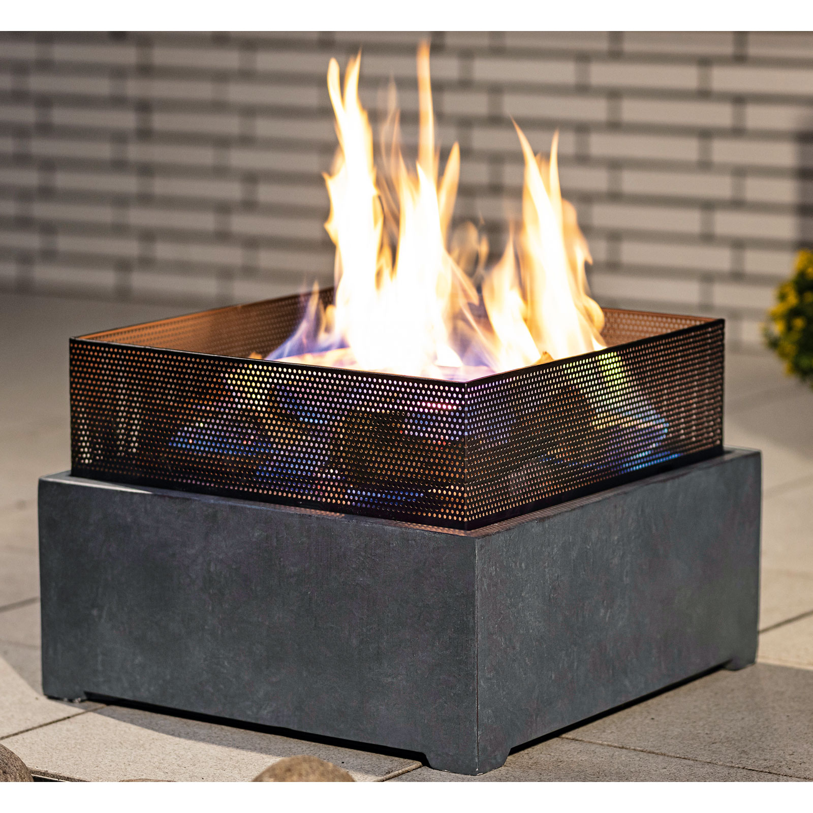 Rothmann Feuerschale Utrecht anthrazit 55 x 55 x 39 cm Bild 1