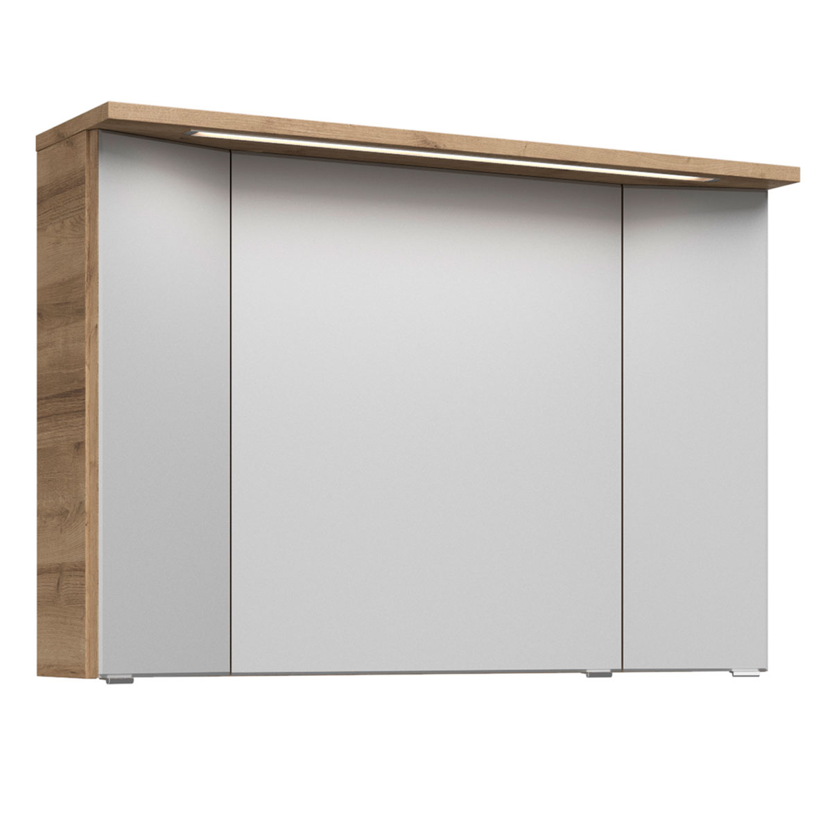 Pelipal Spiegelschrank Trentino Eiche inkl Leuchtmittel