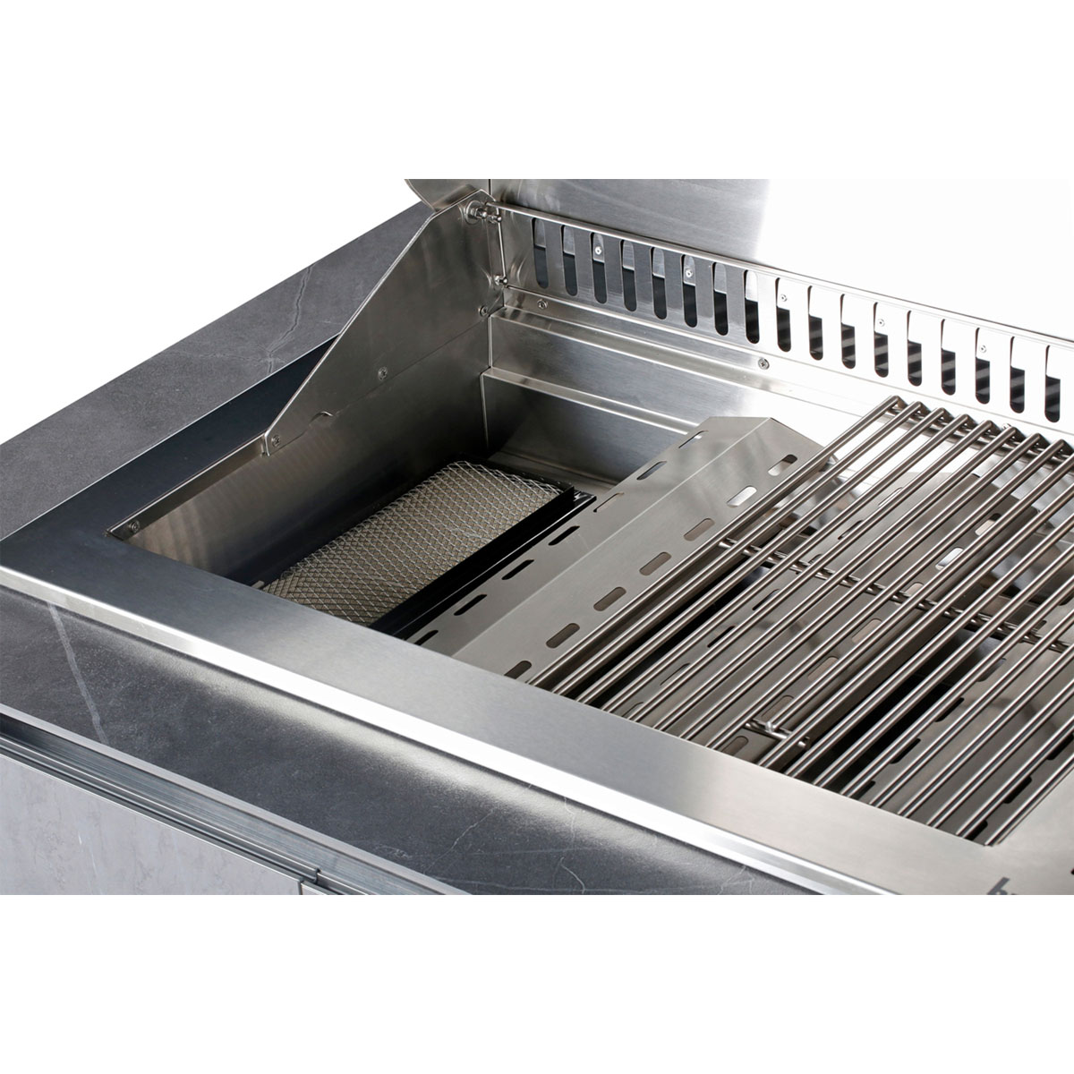 Buschbeck Outdoorküche Derby 253x110x143cm Keramikverkleidung anthrazit Bild 9