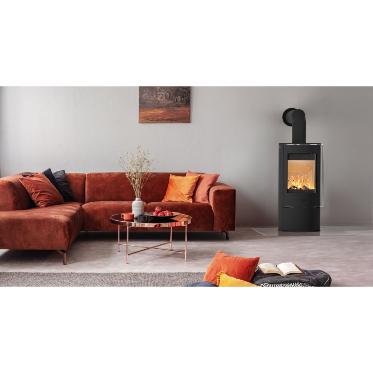 Fireplace Rondale Stahl Bild 2