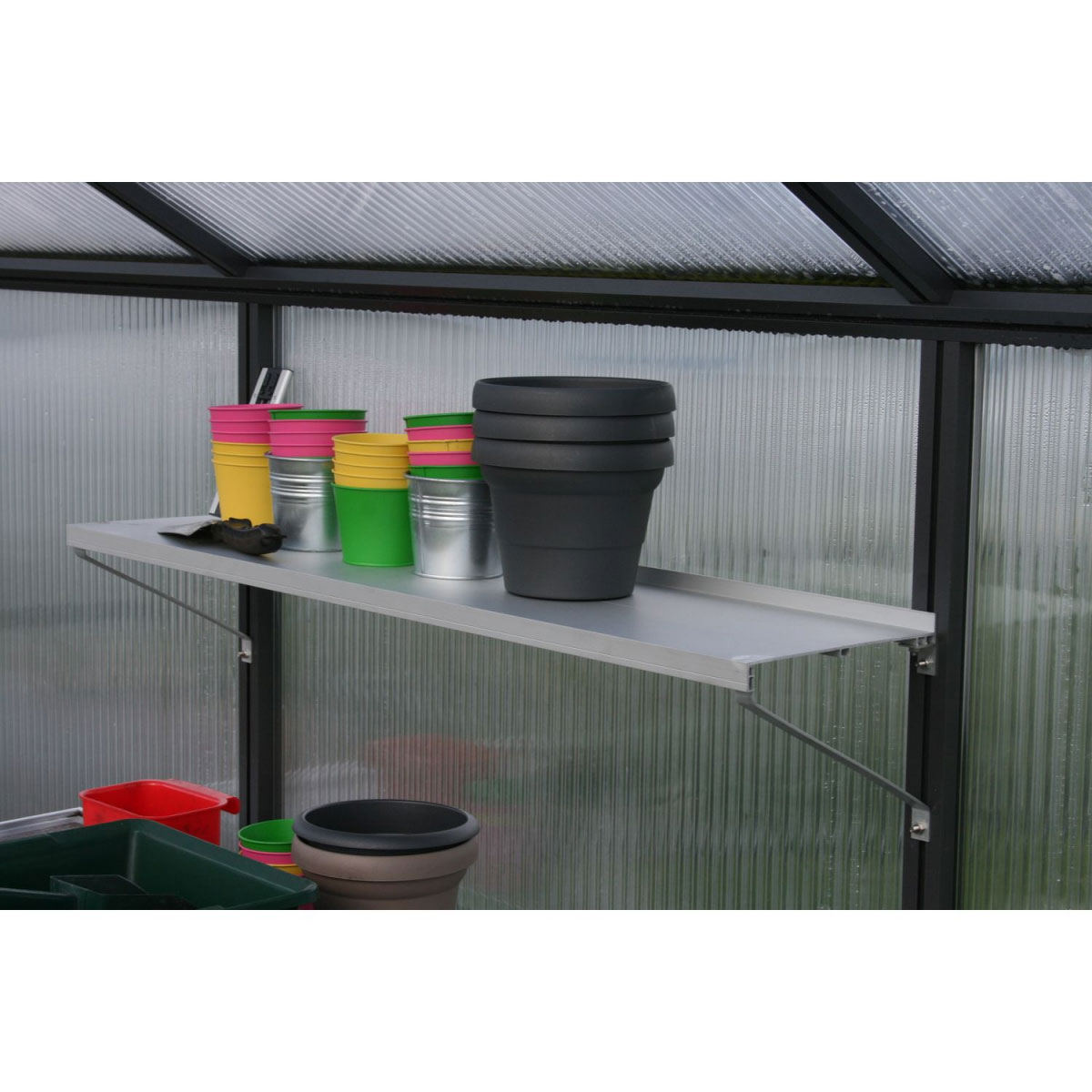 KGT Universal Aluminium Hänge-Regal 150 x 25 cm KGT Universal Aluminium Hänge-Regal 150 x 25 cm