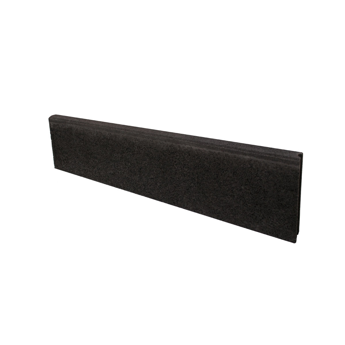 Einfassungsplatte anthrazit o Rundung 100 x 25 x 5