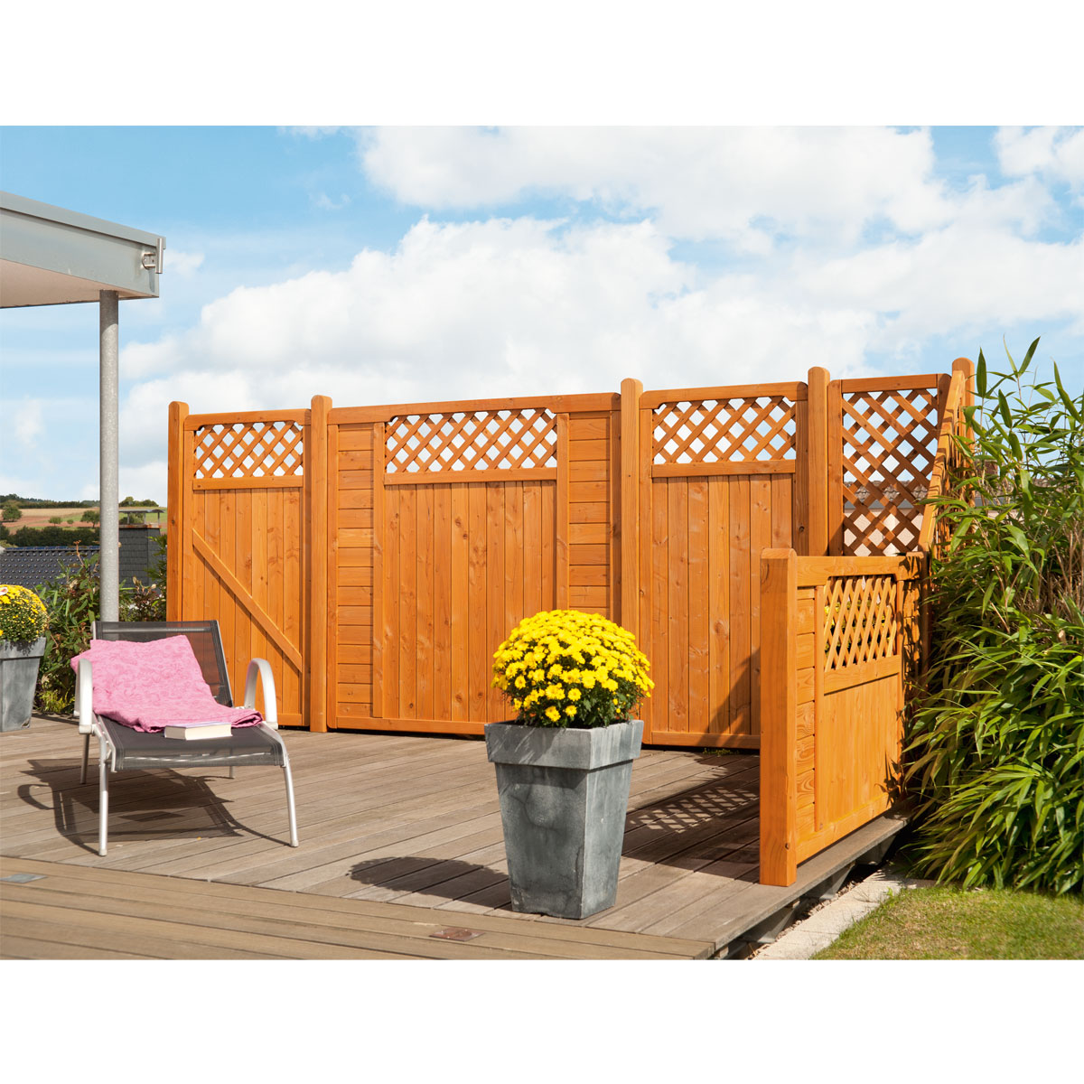 Zaunserie Mainau Grundelement 180 x 180 cm Bild 3