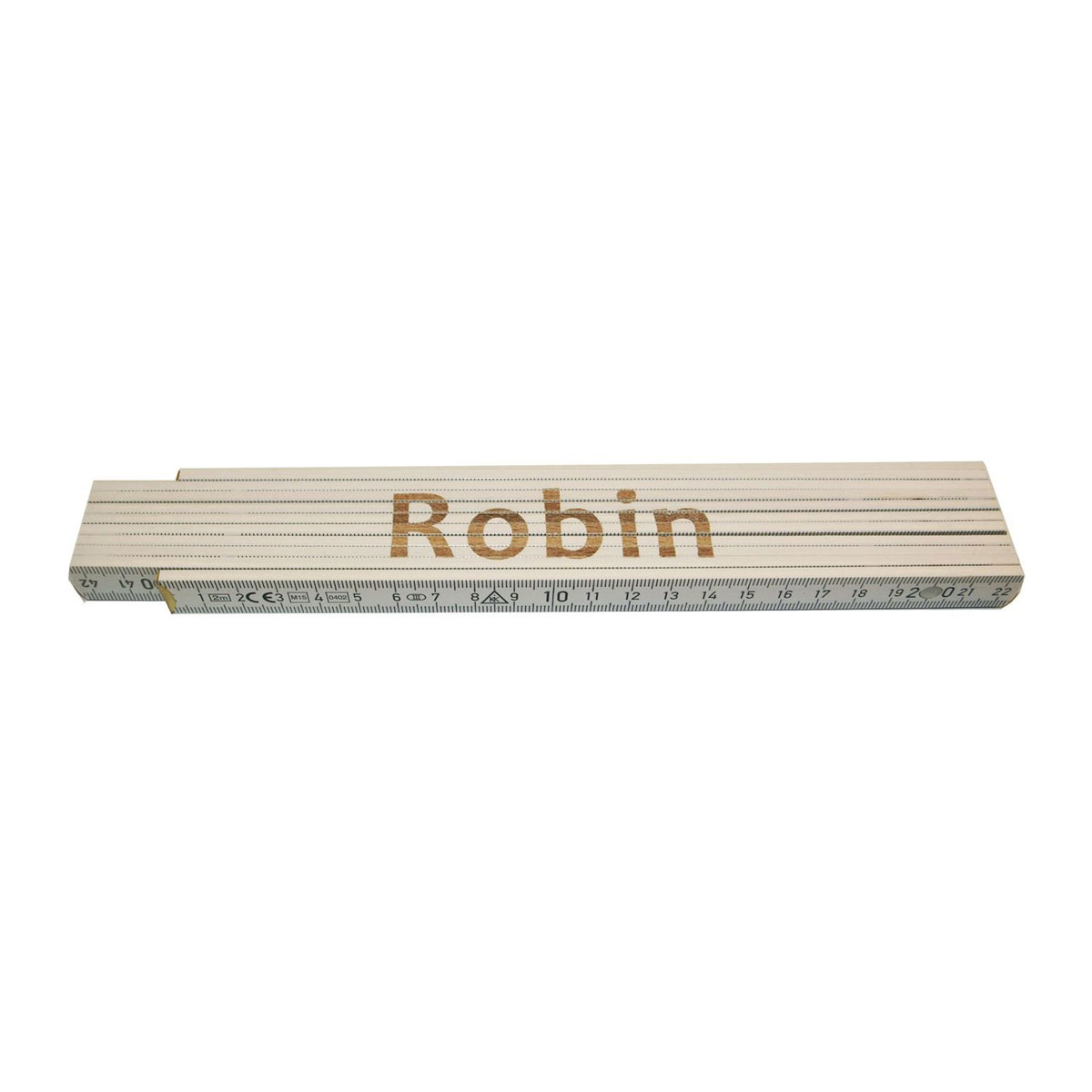 Meterstab „Robin“, 2m, weiß