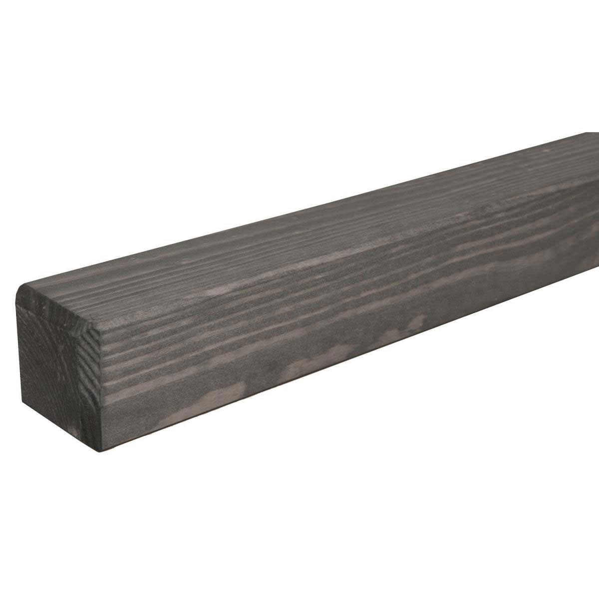 Pfosten für Staketenzaun 7 x 7 x 110 cm grau 920309