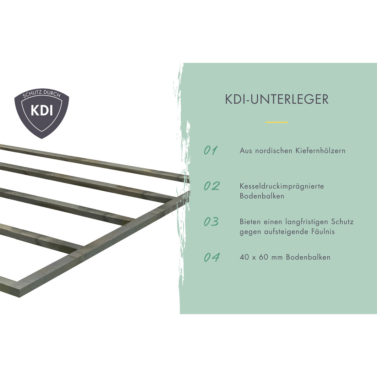 Gartenhaus "Jupiter A" SET naturbelassen / anthrazit, Anbaudach Bild 12
