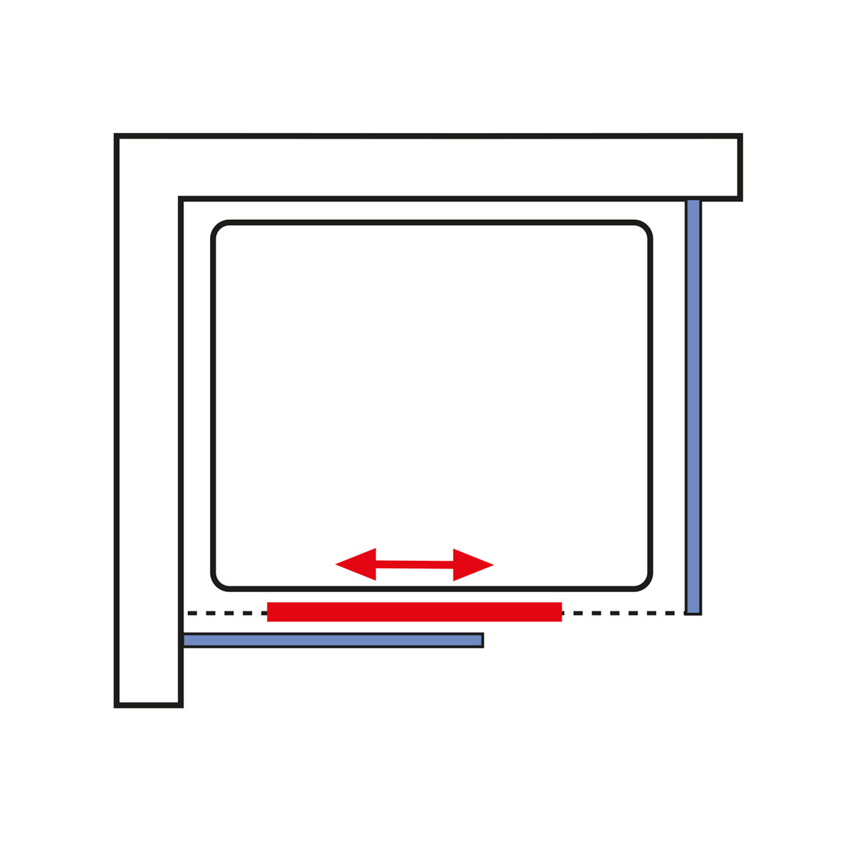 Schulte Wellnesskabine Ibiza 204 x 160 x 90 cm links light-grün Bild 3