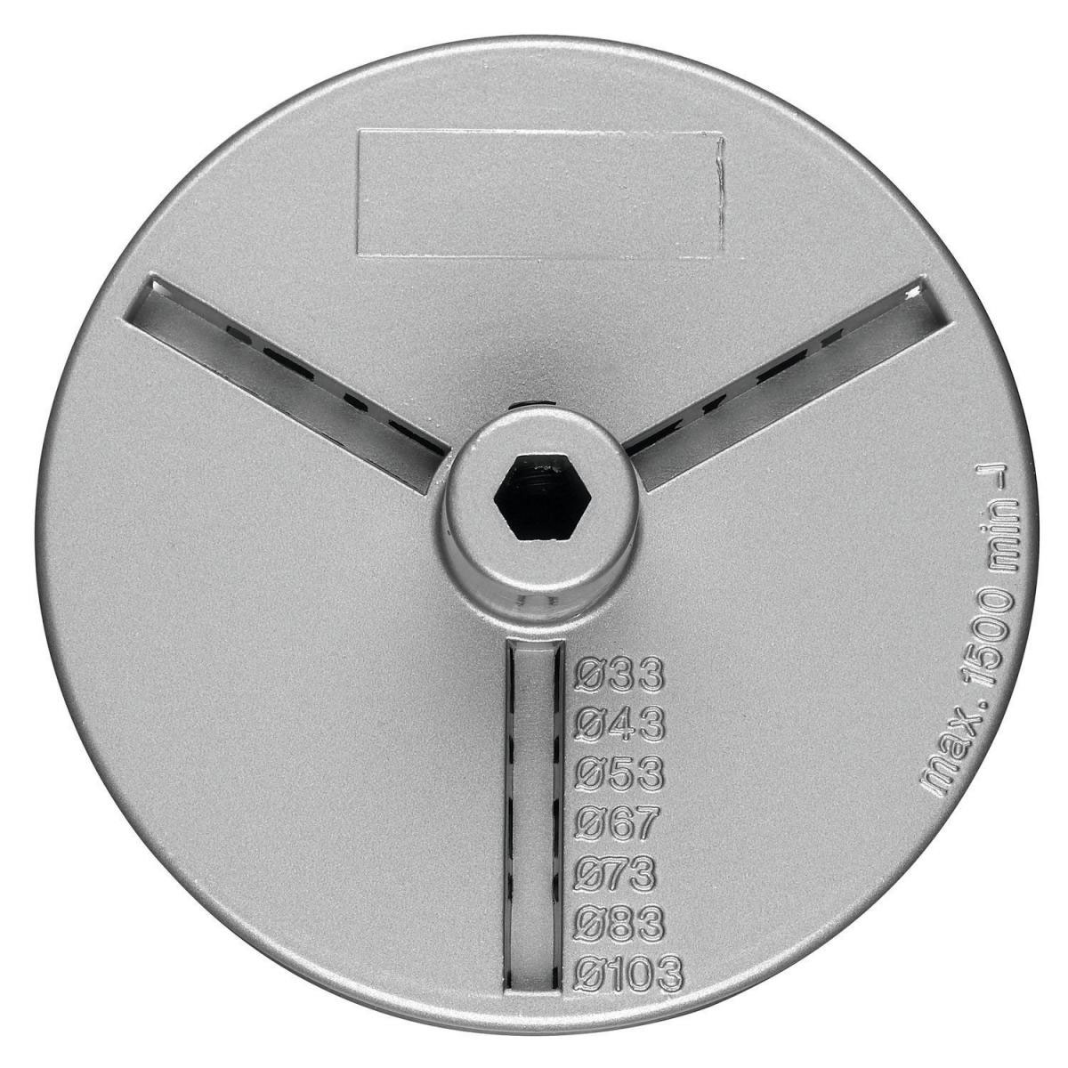 Bosch  DIY Aufnahmeflansch für HM 33-103 mm Bild 3