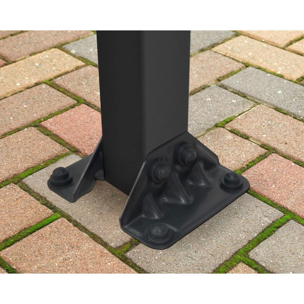 Palram Terrassenüberdachung Olympia 300 x 300 cm grau Bild 2