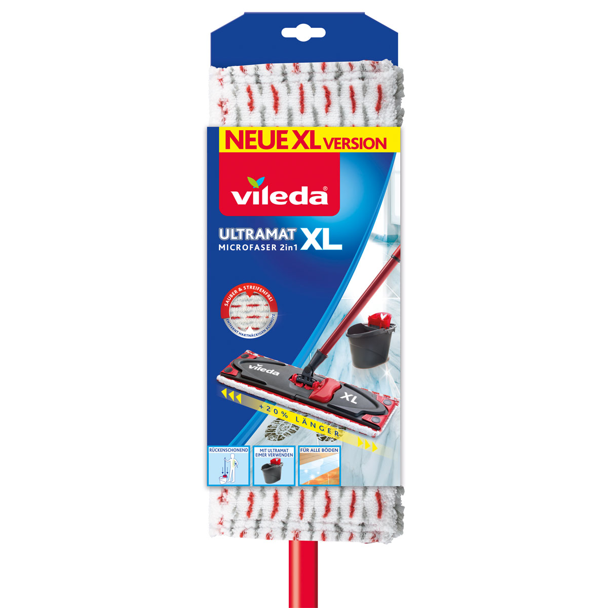 Vileda Bodenwischer Ultramat XL mit Teleskopstiel Bild 1