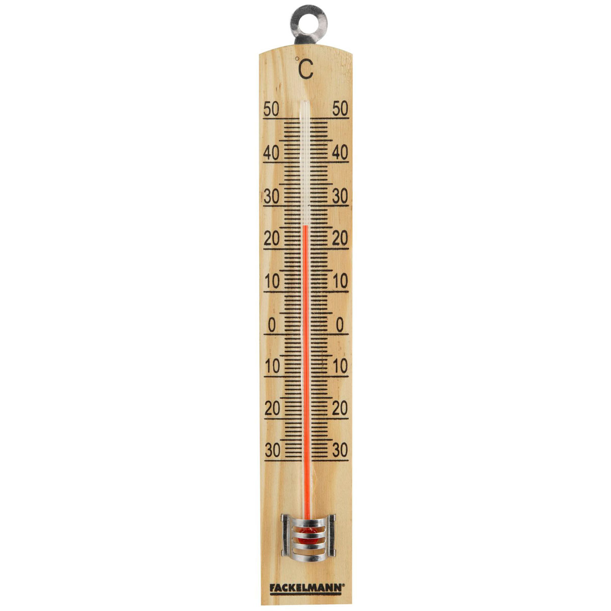 Fackelmann Thermometer 18 cm Holz