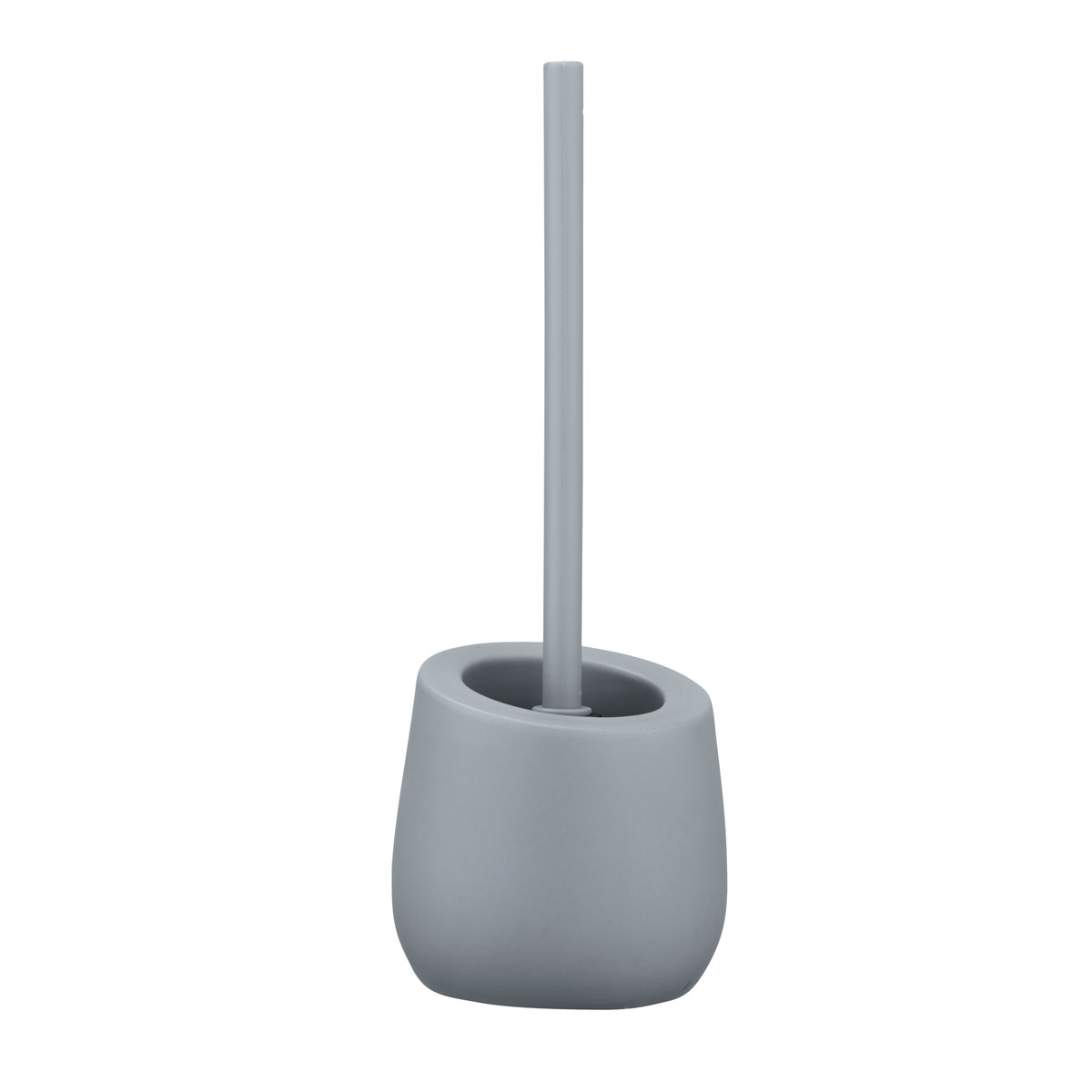 Wenko  WC-Garnitur Badi Grau Keramik WC-Bürstenhalter Bild 6