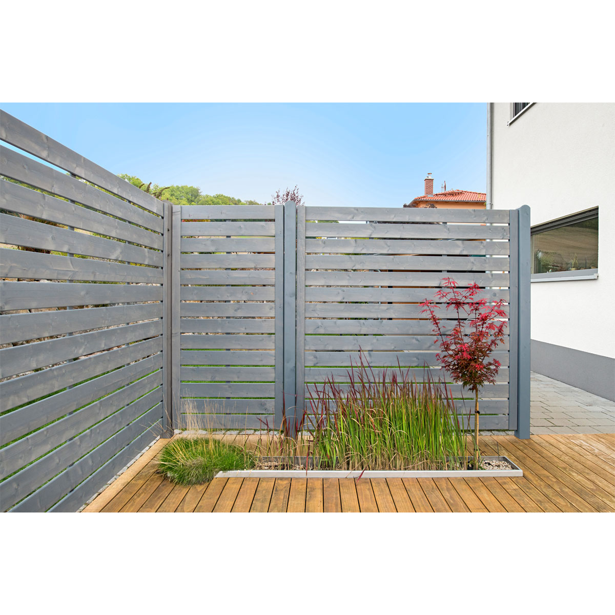 Grundelement breit Vintage Vintage Grau