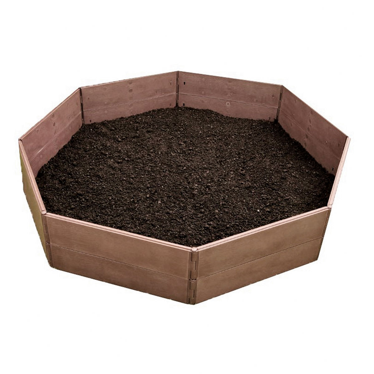 Wingart Variables Hochbeet 8 Paneele Holzstruktur braun Bild 1