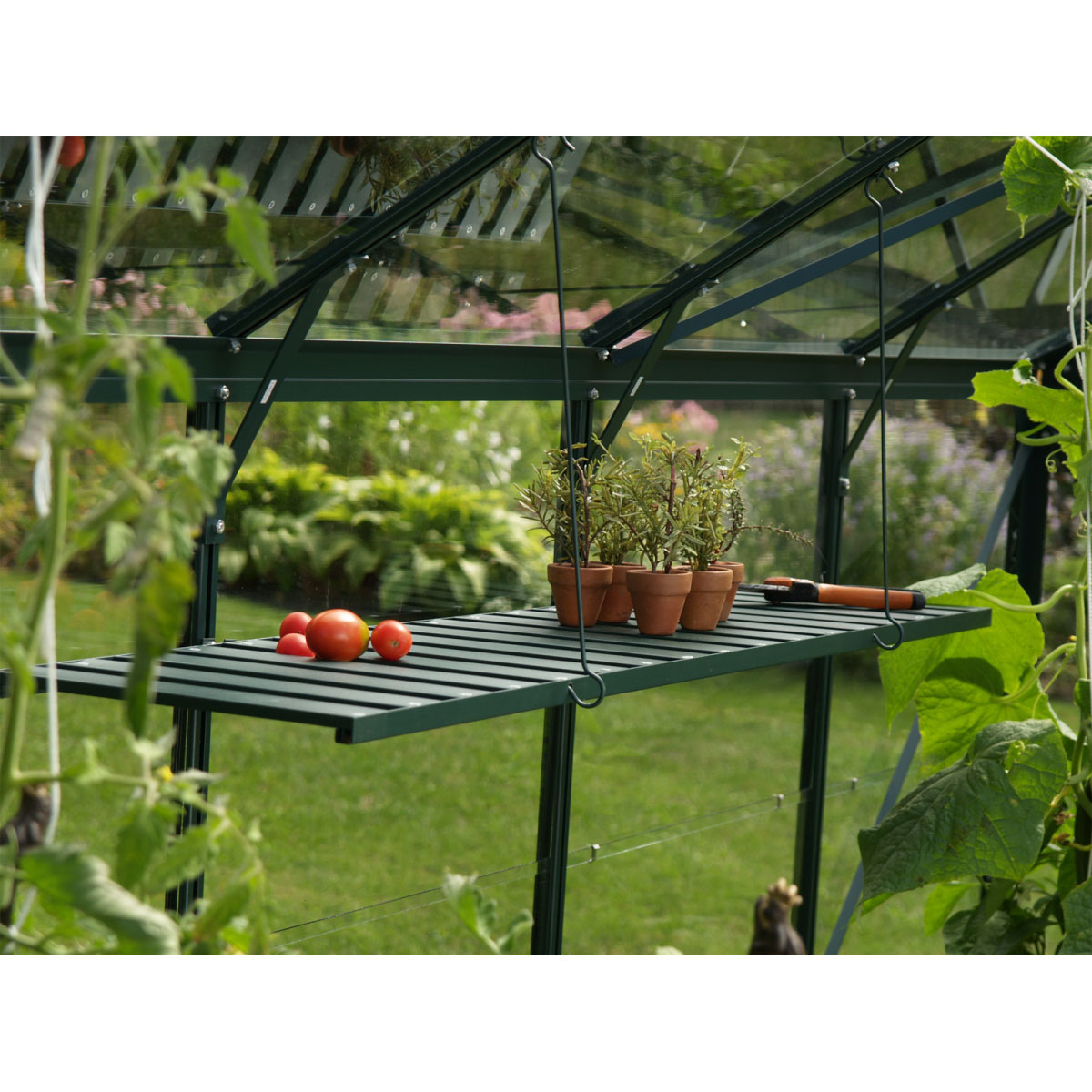 Vitavia Alutisch für Gewächshaus abklappbar schwarz Abb ähnlich Bild 1