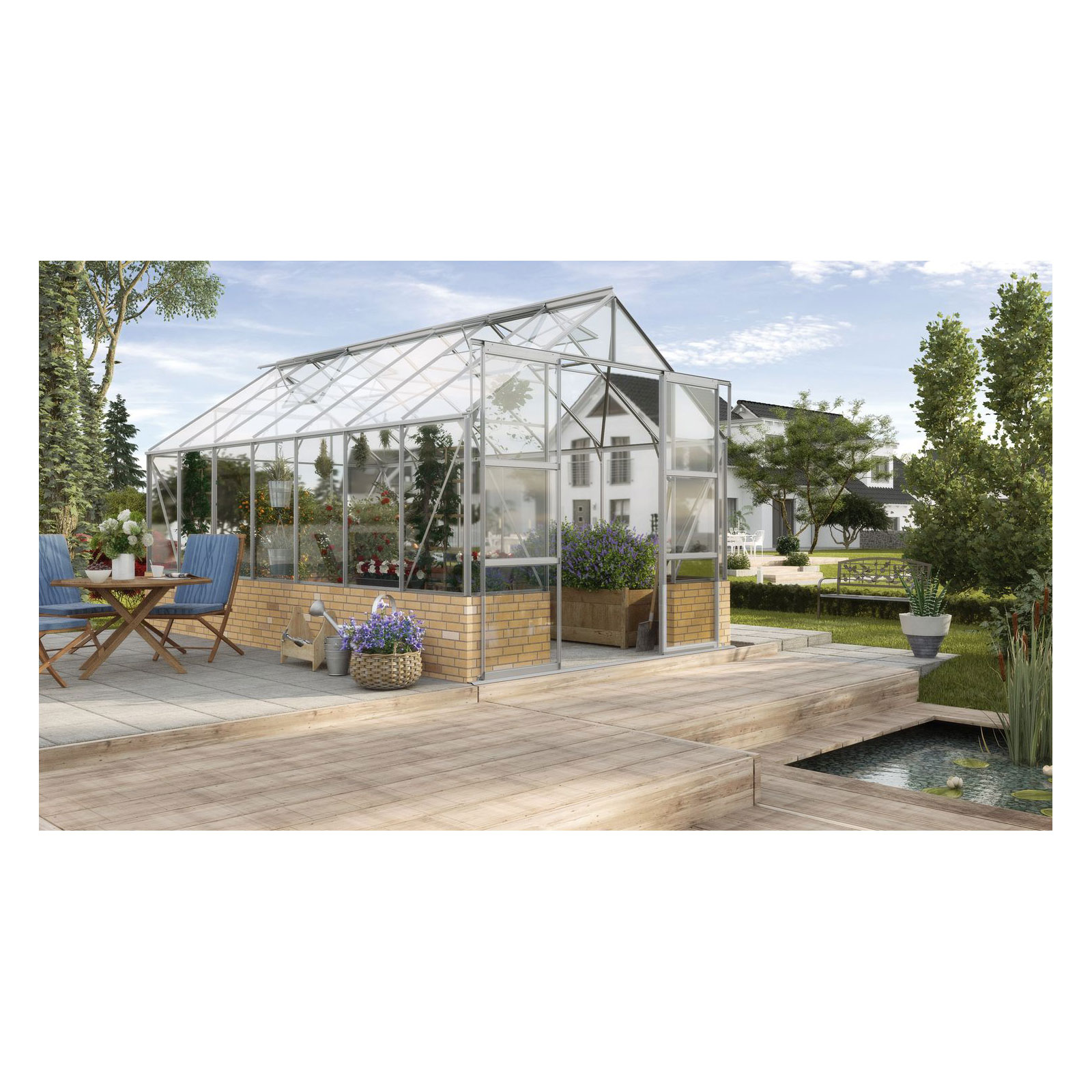 Vitavia Gewächshaus Cassandra 11500 ESG 3 mm Bild 1