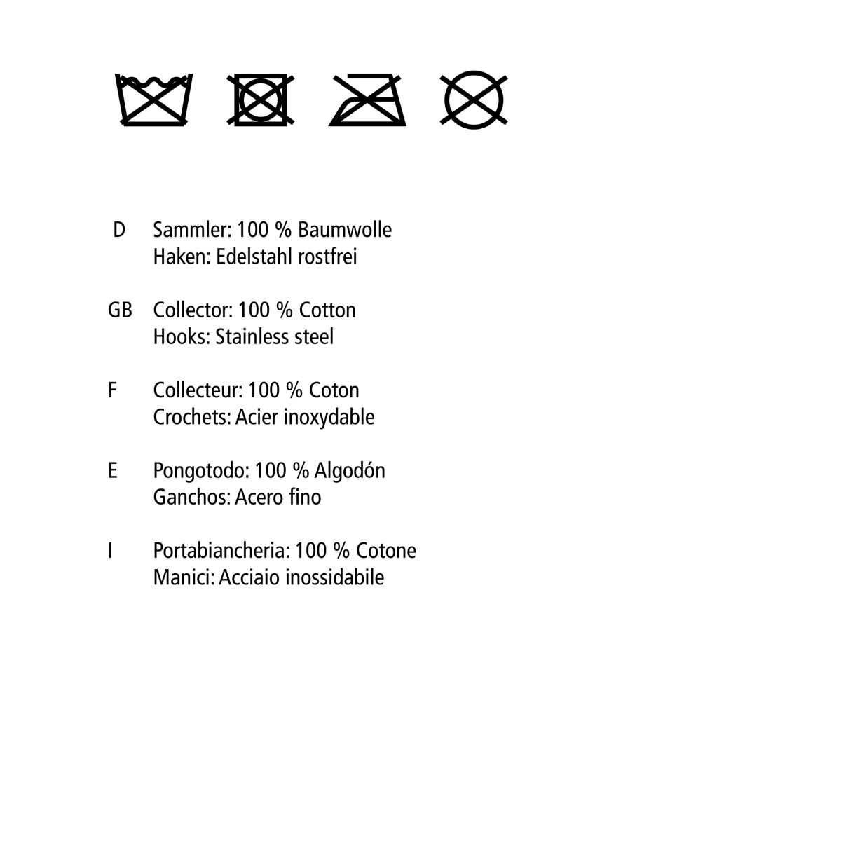 Wenko  Über-Tür Wäschesammler Canguro Grau 65 l Bild 10