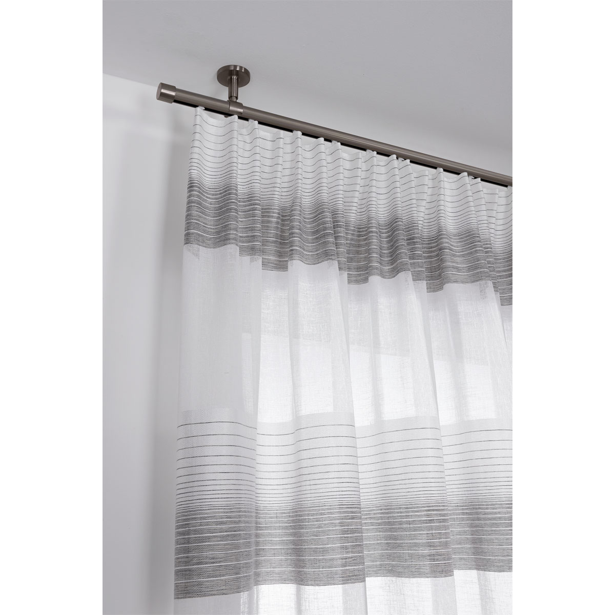 Gardinia  Gardinenstange Chicago mit Innenlauf Durchmesser 16 mm 120 cm titan Bild 7