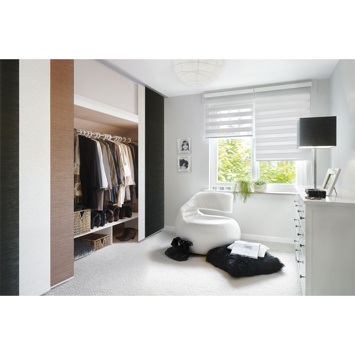 Gardinia Flächenvorhang 60 x 245 cm weiß Bild 5