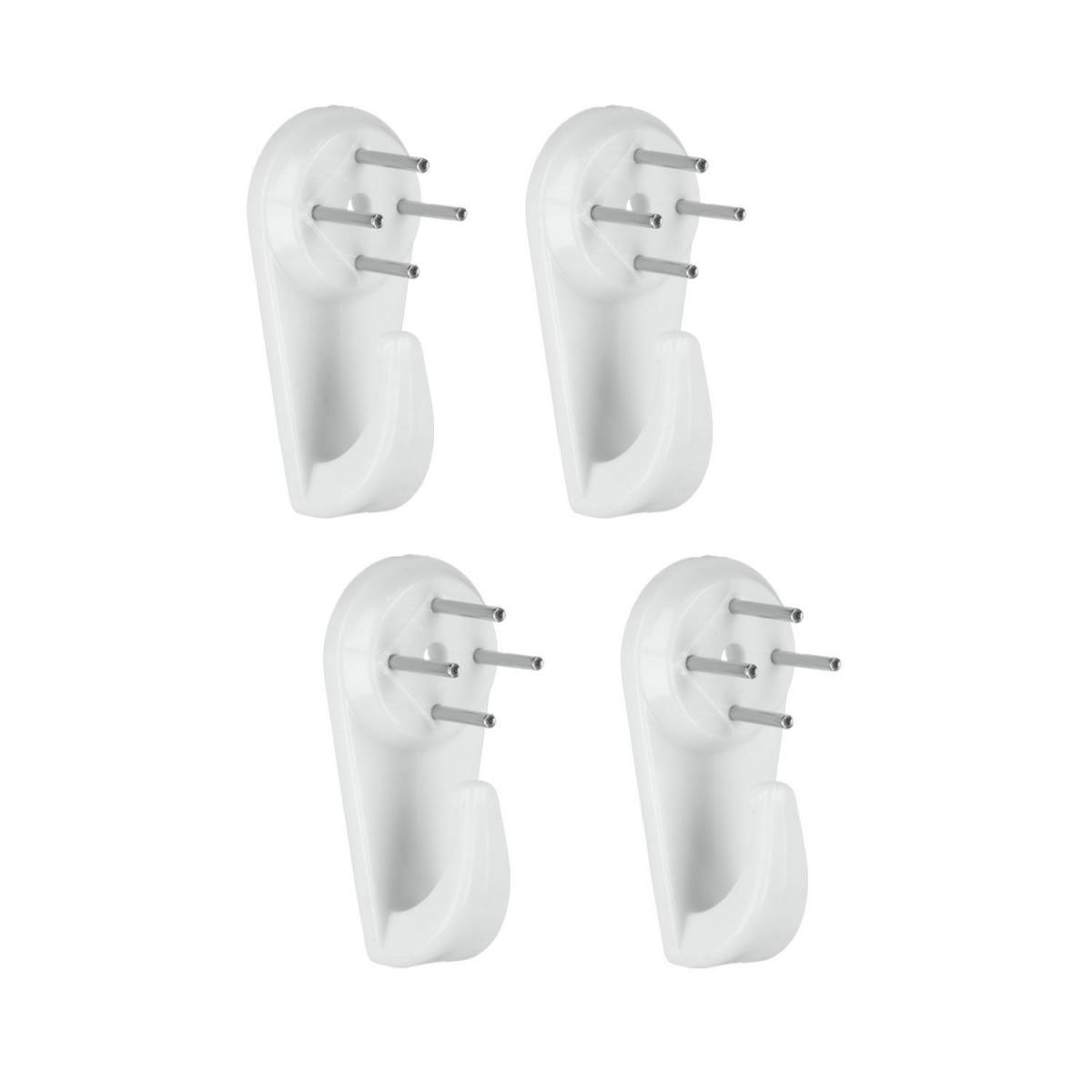 Metaltex Befestigungshaken mit Nägeln 4er Set