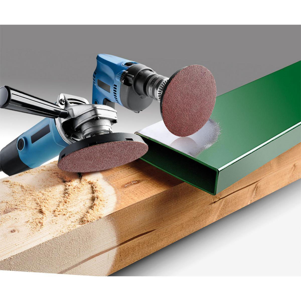 kwb  Schleifscheiben Quick-Stick Holz und Metall Durchmesser 115 mm K120 Bild 3