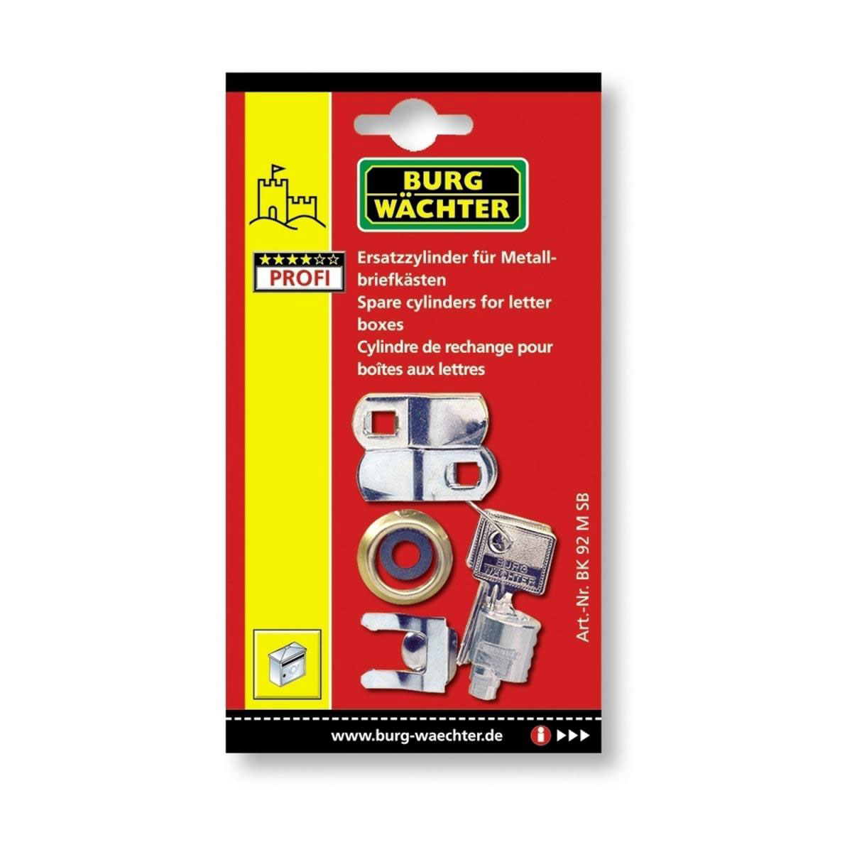 Burg Wächter Zylinder für Briefkasten 92 M SB