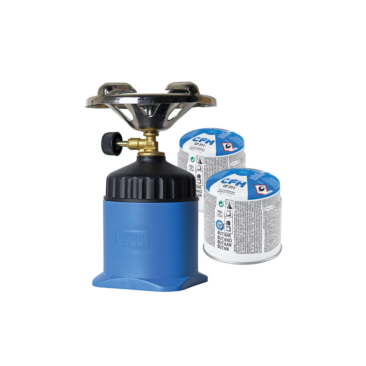 CFH Kartuschenkocher-Set Happy Camper Star 3-teilig