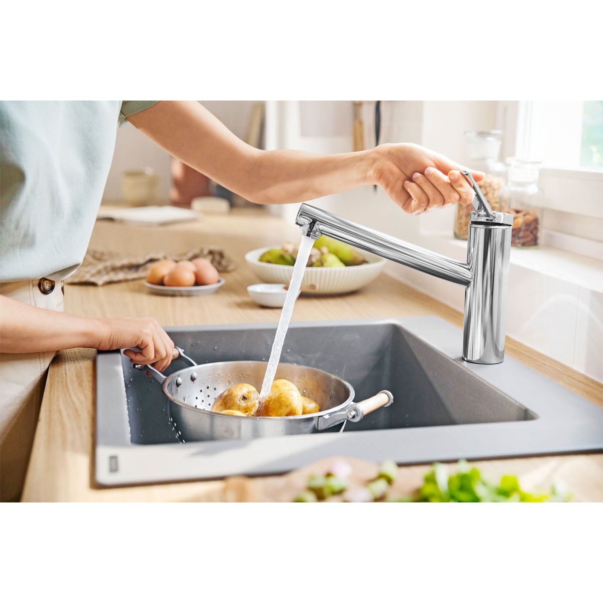 Hansgrohe Spültischarmatur Zesis M33 chrom Bild 3