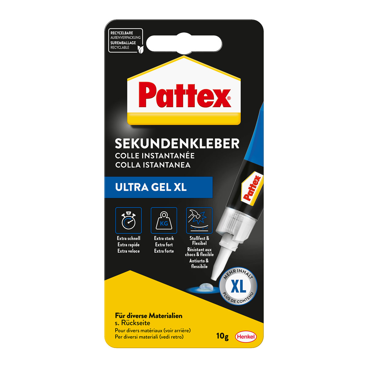 Pattex Sekundenkleber Ultra Gel 10 g