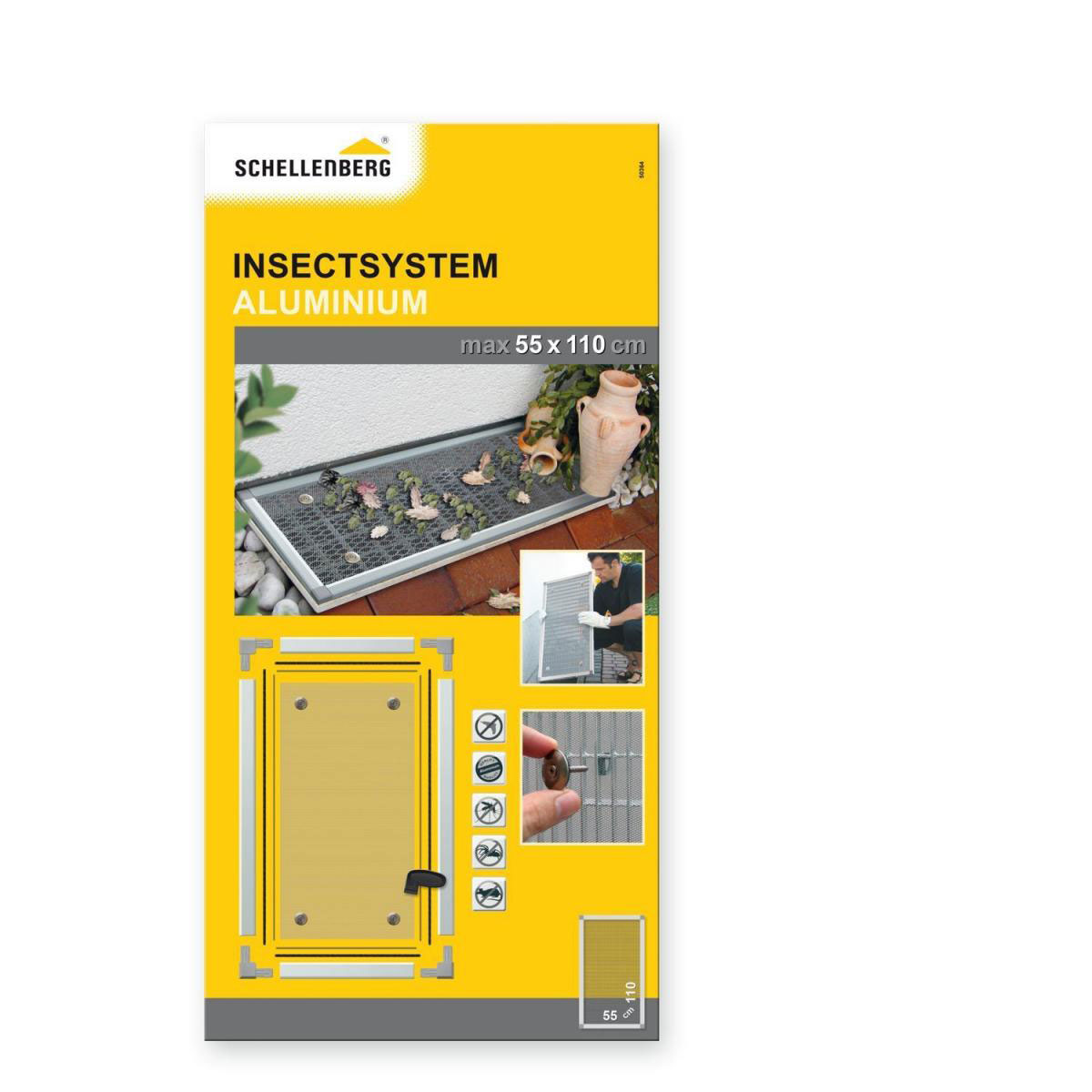 Schellenberg Lichtschacht-Gitter Sauberer Lichtschacht Aluminium 55 x 110 cm Bild 2
