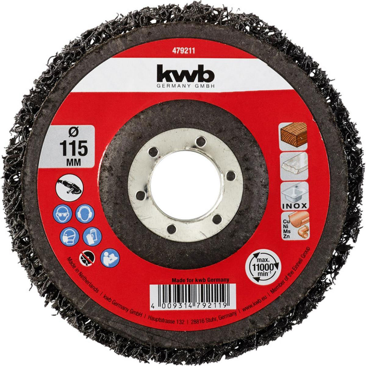 kwb  Reinigungsscheiben Durchmesser 115 mm Bild 2