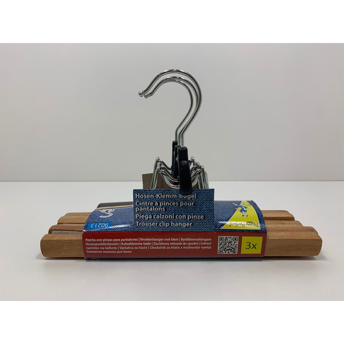 Peggy-Perfect Hosenspanner aus Holz 3er-Set Bild 1