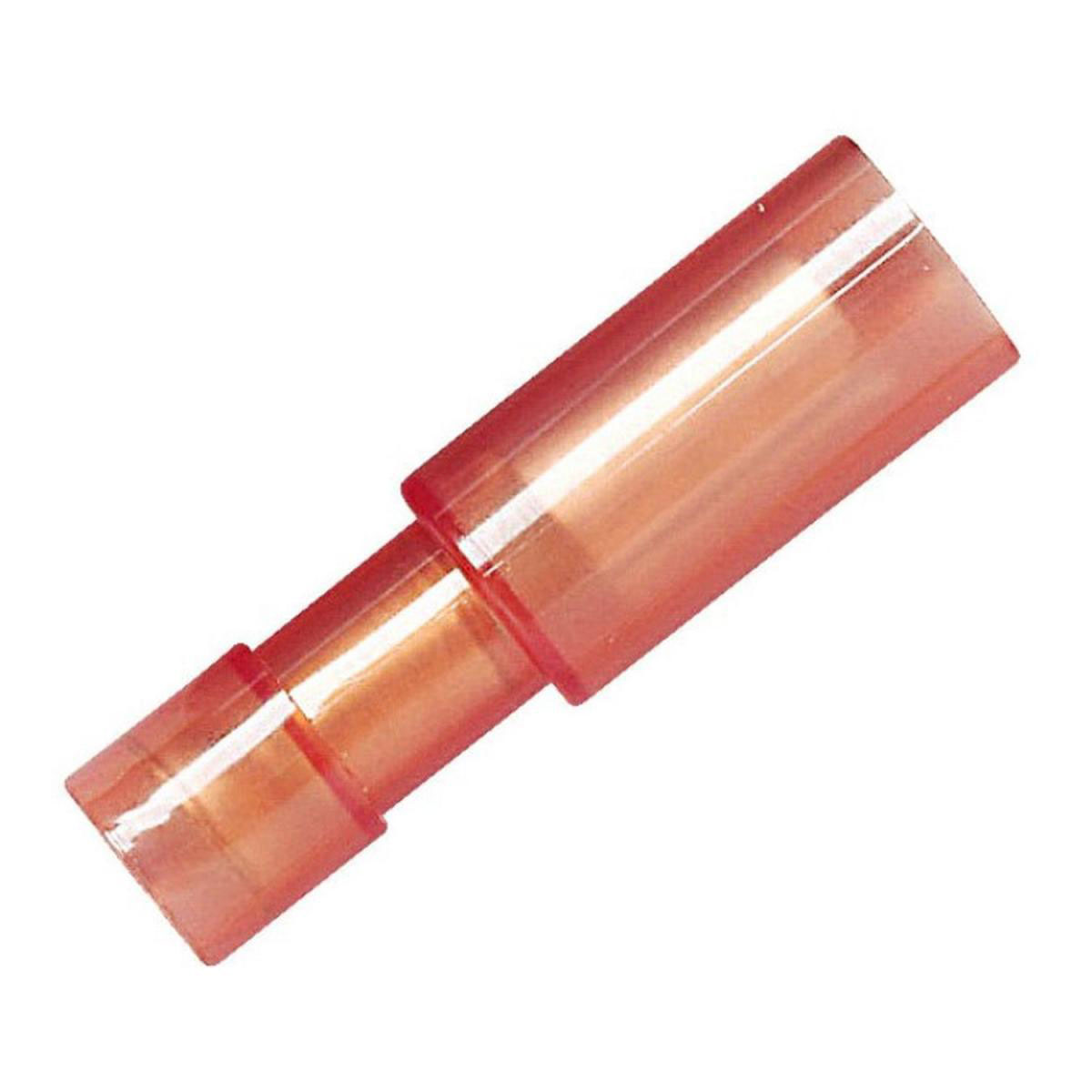 Rundsteck-Hülsen rot 0,5-1,5 mm 25 Stück