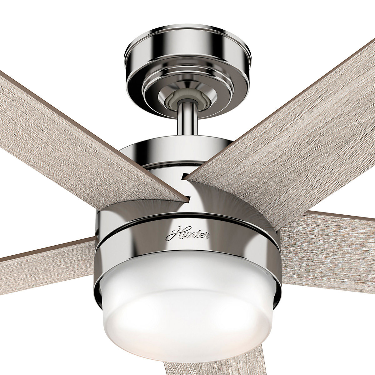 Hunter Fan Hunter Deckenenventilator Claudette 132 cm Nickel poliert Bild 6
