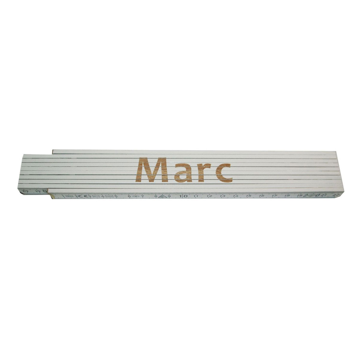 Meterstab „Marc“, 2m, weiß