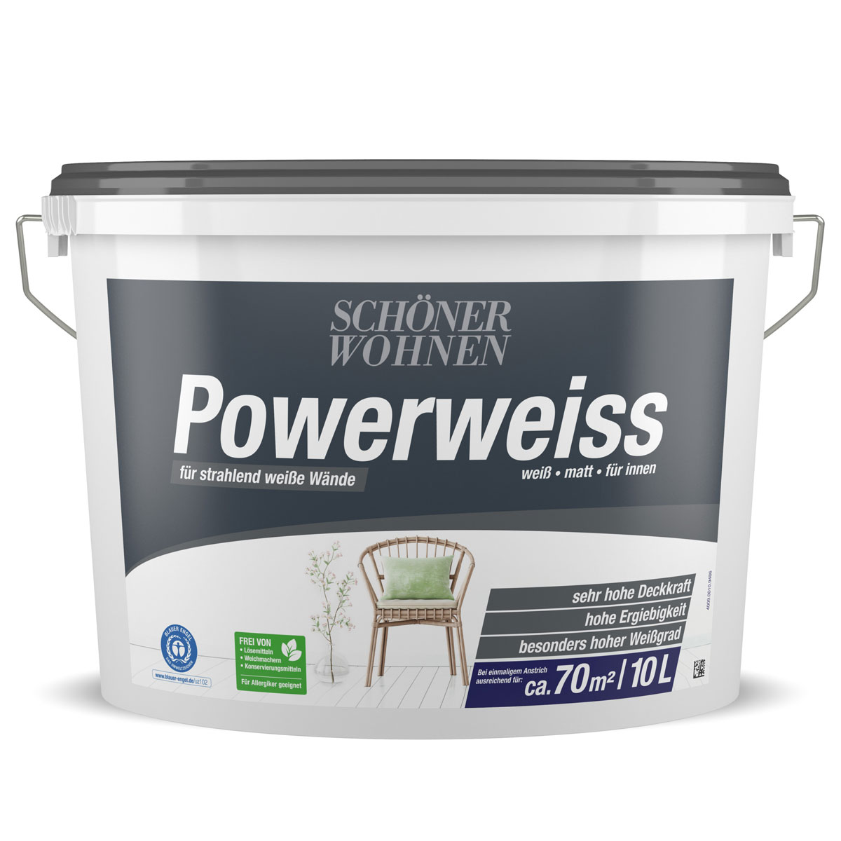 Schöner Wohnen Farbe Innenfarbe Powerweiss 10 L