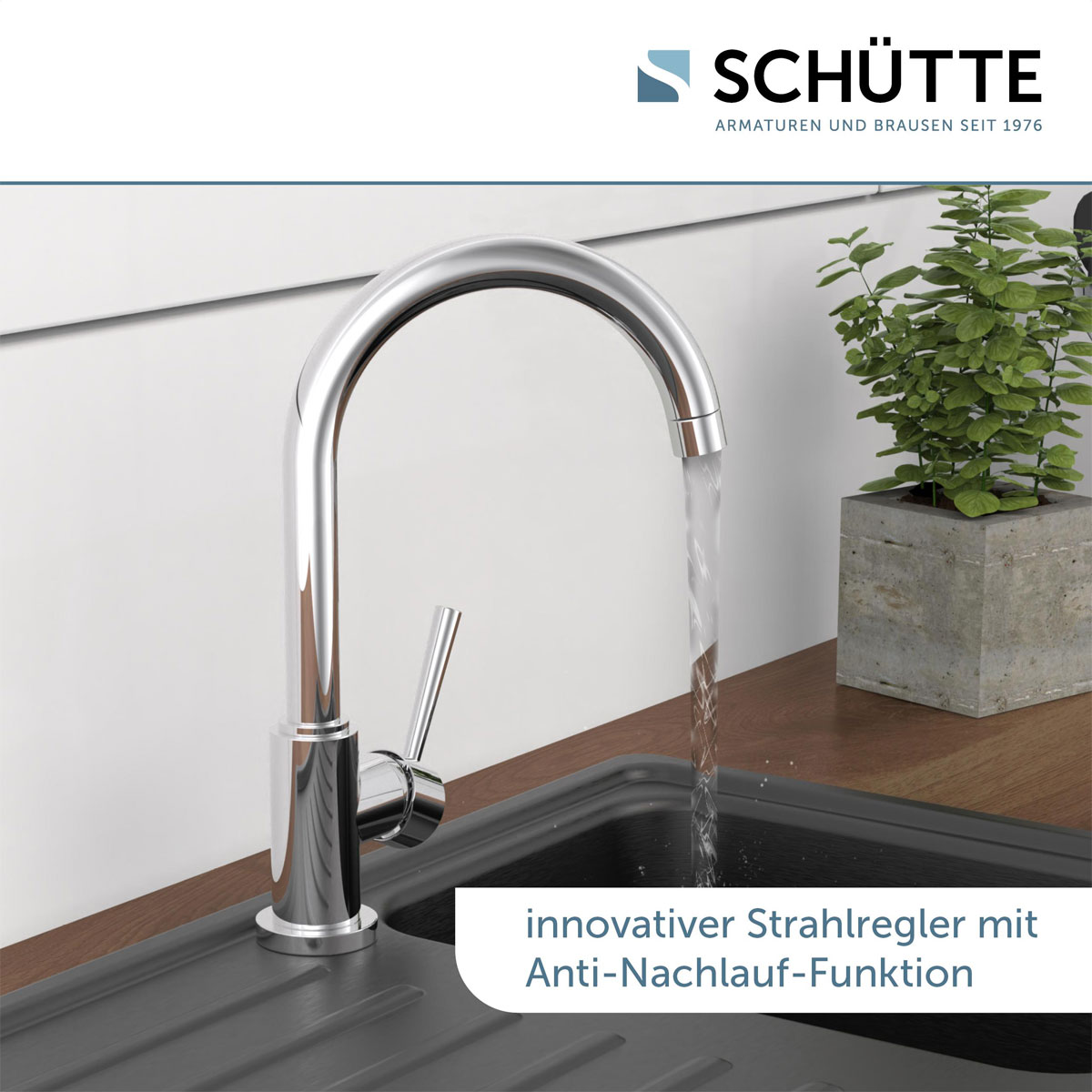 Schütte Küchenarmatur Cornwall Spültischarmatur chrom Bild 6