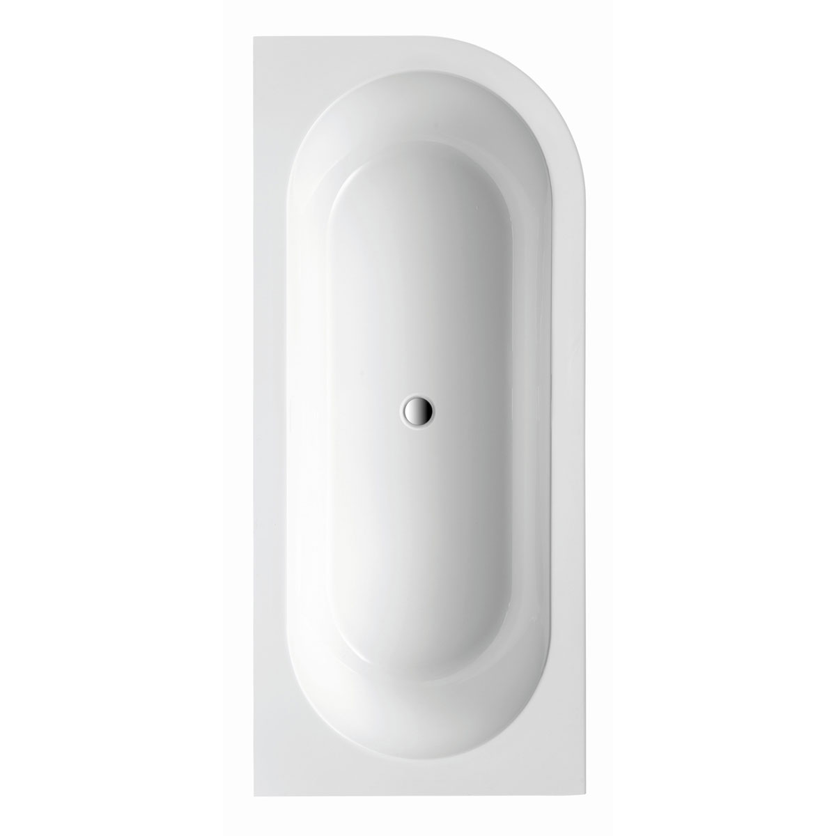Ottofond Badewanne Modena Corner 178 x 78 cm weiß Ausführung Modell A