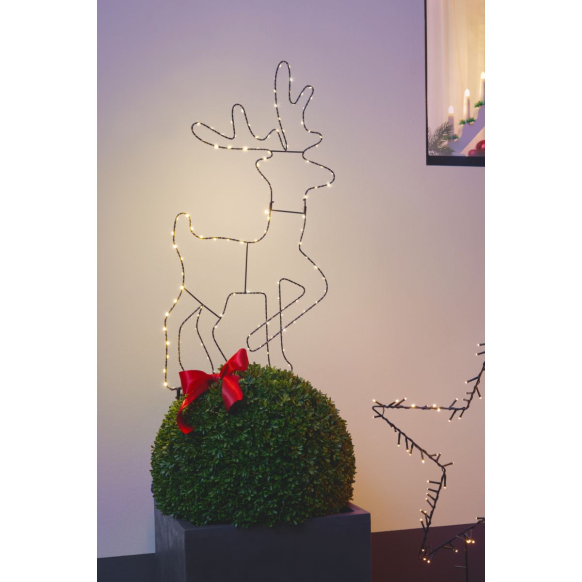 Ambientis LED-Rentier aus Metall Bild 3